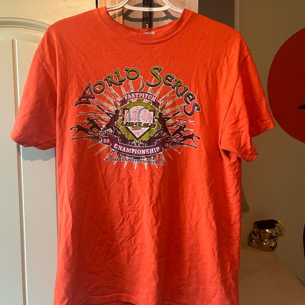 Orange Graphic Tee